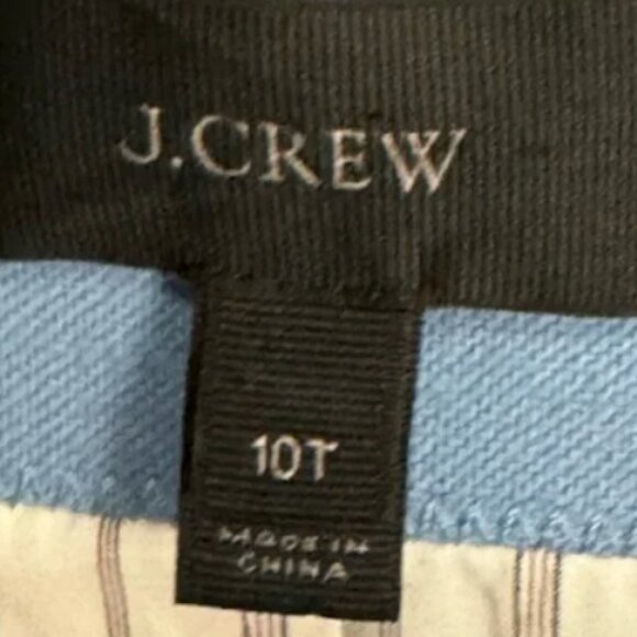 J. Crew 1035 Rhodes Italian Wool Baby Light Blue Blazer Jacket Size 10T - Picture 11 of 14